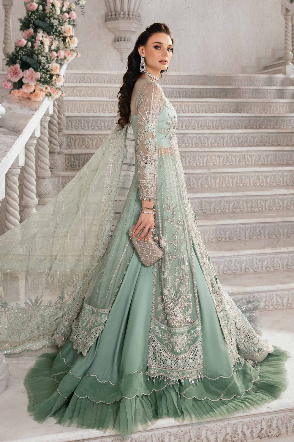 Maria.B Mbroidered BD-2803-AQUA My Store