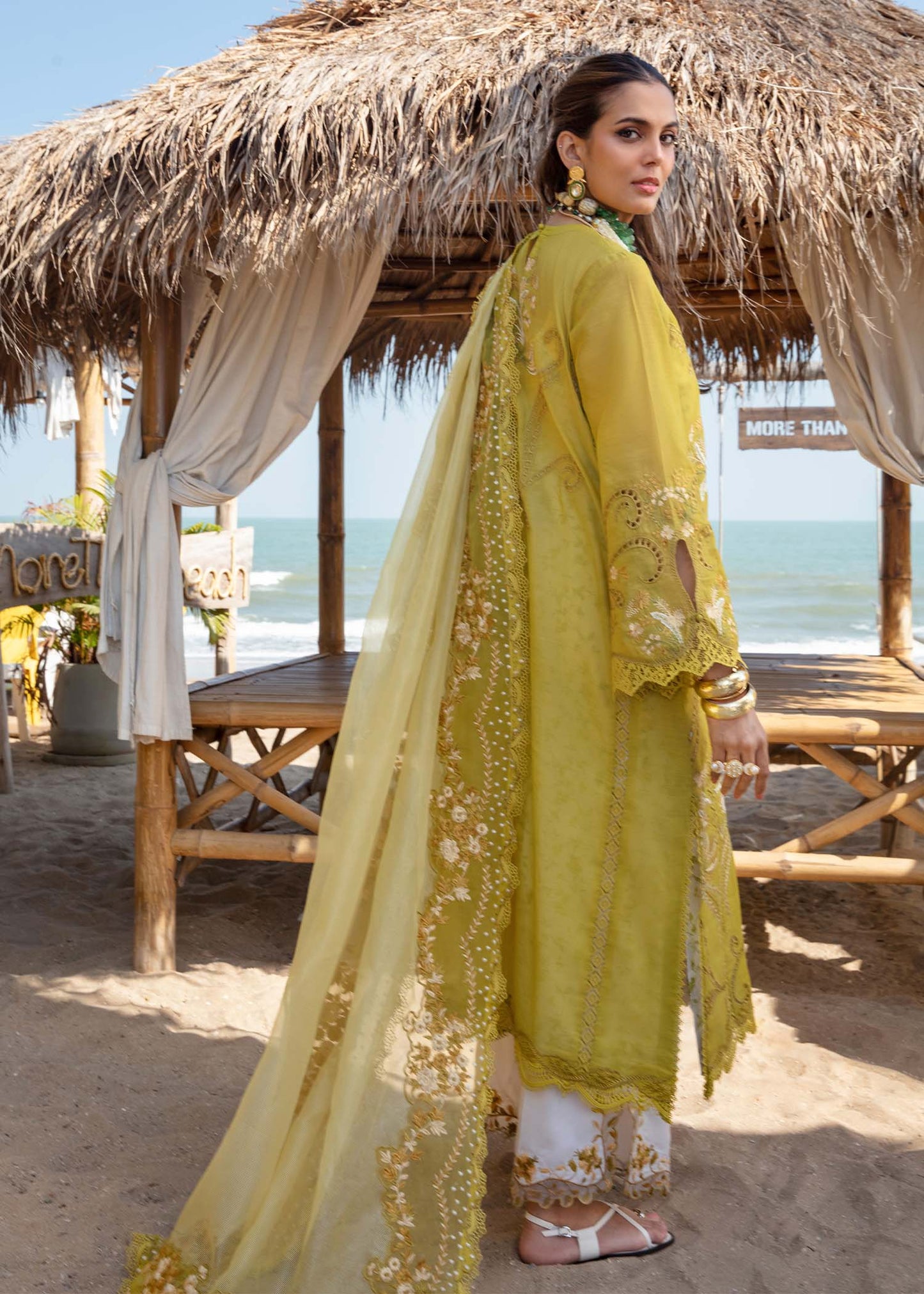 Saira Shakira Embroidered Unstitched 3Pc Suit SAMARA-A Ayla's Atelier