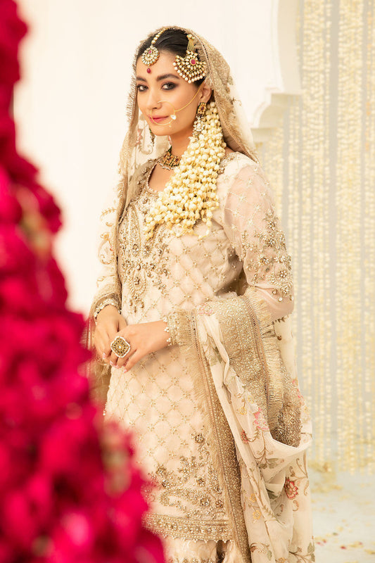 Maria.B couture Ivory gold MC-047 My Store