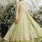 Farah Talib Aziz - Eliza kiwi tulle kalidaar My Store