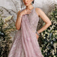 Farah Talib Aziz - Iris mauve kalidaar My Store