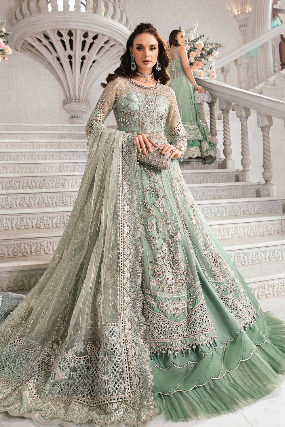 Maria.B Mbroidered BD-2803-AQUA My Store