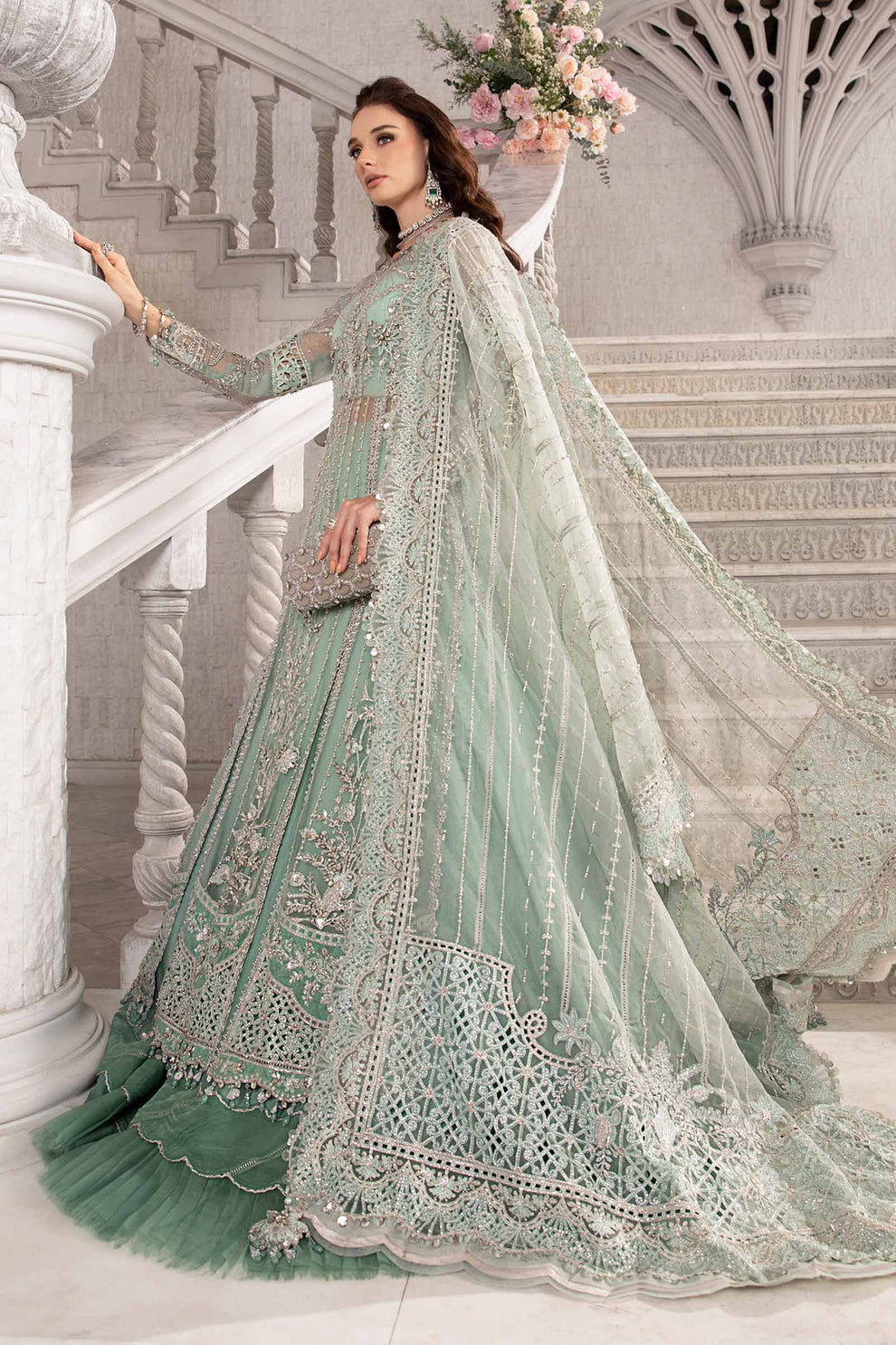 Maria.B Mbroidered BD-2803-AQUA My Store