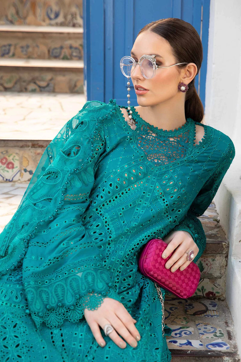 Maria B Unstitched Luxury Lawn D-2402-A
