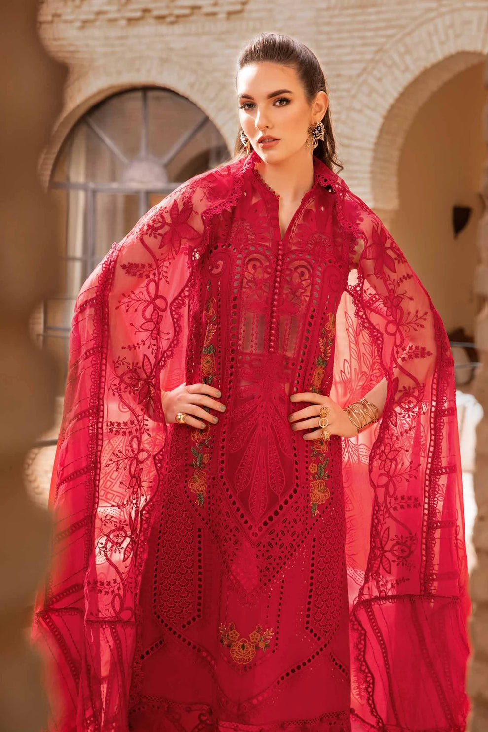 Maria B Unstitched Luxury Lawn D-2404-A