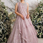 Farah Talib Aziz - Iris mauve kalidaar My Store
