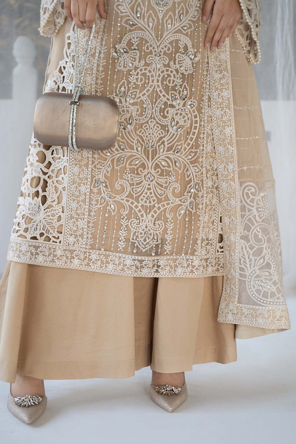 Maria B | 3 Piece Embroidered Chiffon Suit | SF-EF24-67 Ayla's Atelier