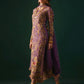 Nomi Ansari Draped in Rich Purple Ayla's Atelier