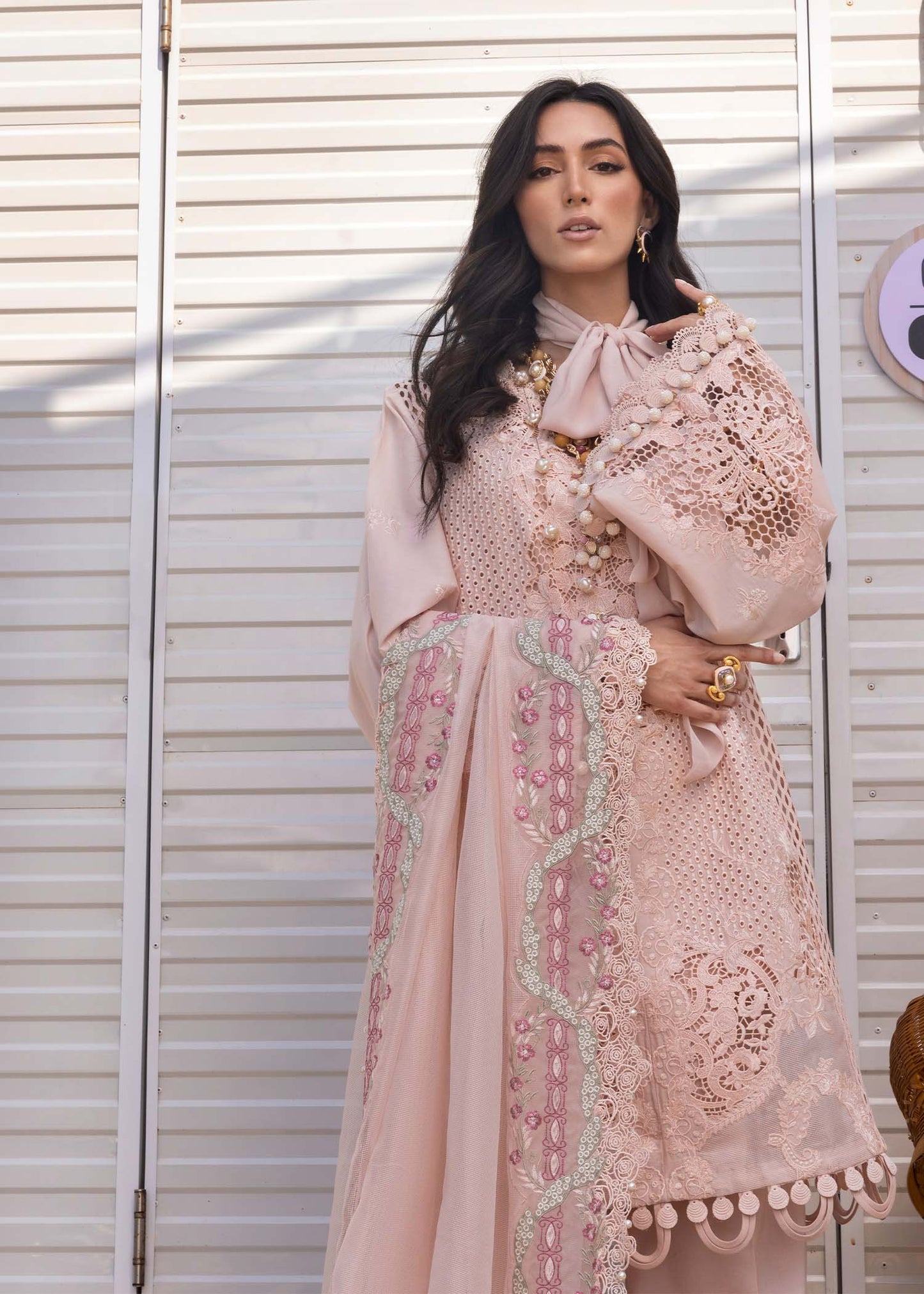 Saira Shakira Luxury Lawn Unstitched 3Pc Suit LEYLA-A Ayla's Atelier