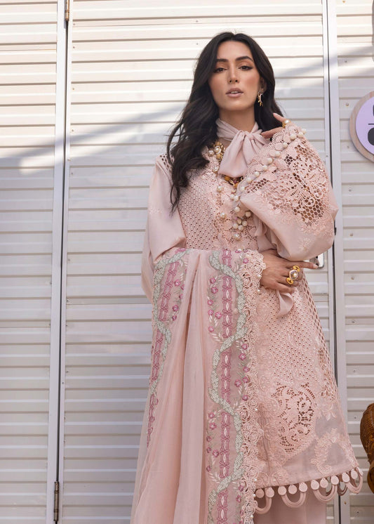Saira Shakira Luxury Lawn Unstitched 3Pc Suit LEYLA-A Ayla's Atelier