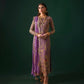 Nomi Ansari Draped in Rich Purple Ayla's Atelier
