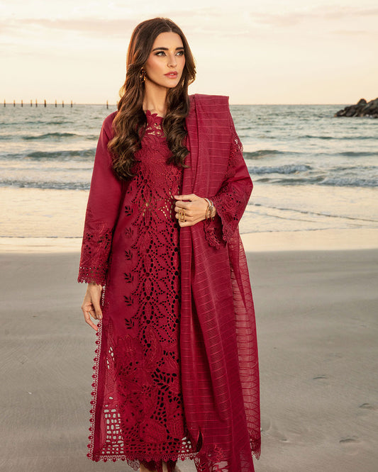 Rang Rasiya - Schiffli Embroidered Ayla's Atelier