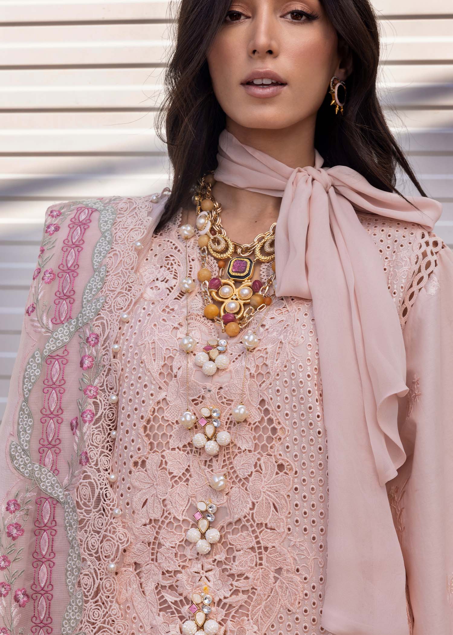 Saira Shakira Luxury Lawn Unstitched 3Pc Suit LEYLA-A Ayla's Atelier